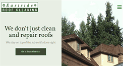 Desktop Screenshot of eastsideroofcleaning.com